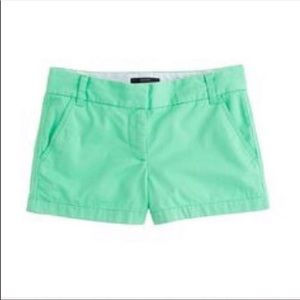 J. Crew Teal Chino Shorts